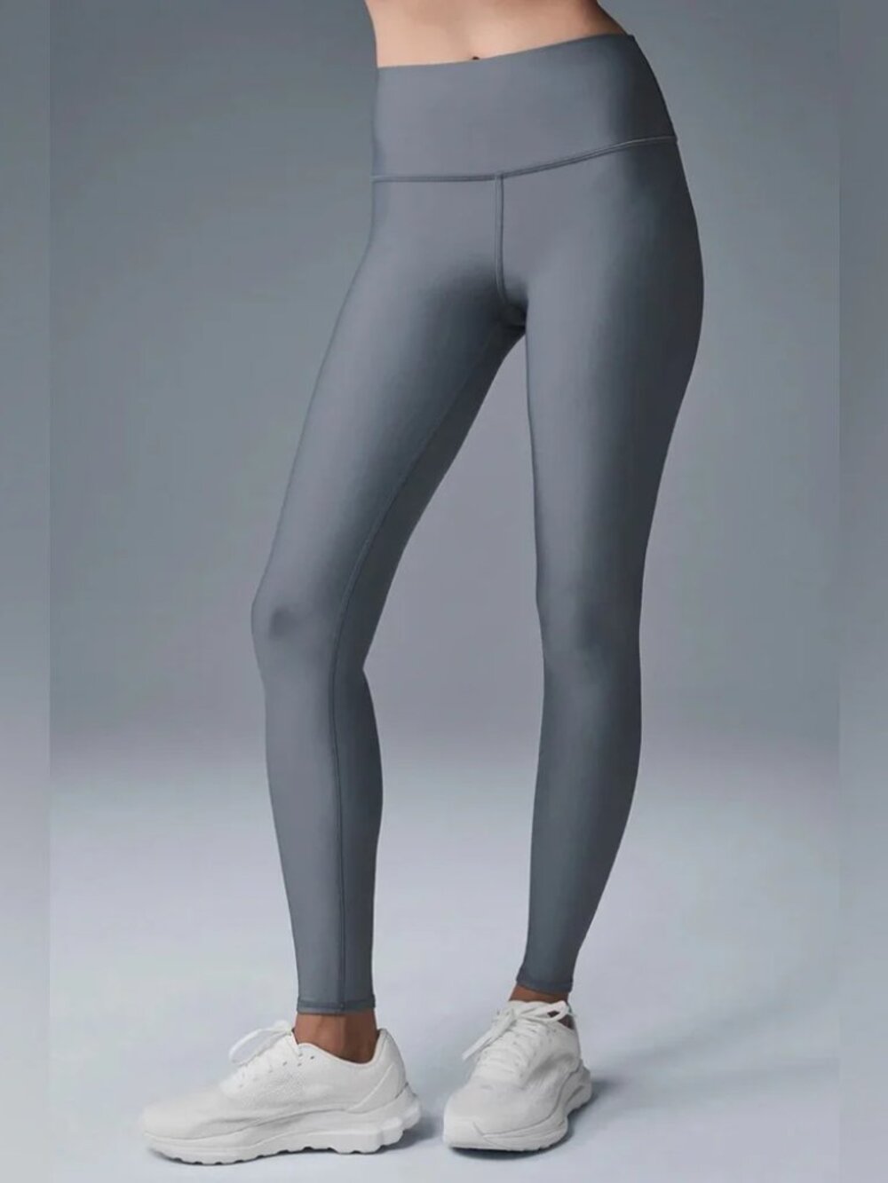 Alo Yoga Airlift Steel Grey High-Waist Legging Pants L
